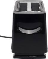 Электрический тостер Bitek BT-263 Black 1000w кухонный горизонтальный электротостер на 2 тоста для хлеба со съёмным поддоном 2 Slice Toaster Черный