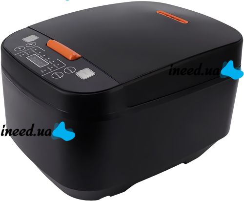 Электрическая рисоварка Silver Crest TK-208 на 5 л 10 программ 900W керамическая мультиварка с сенсорным дисплеем, таймером и автоподогревом AT-M7