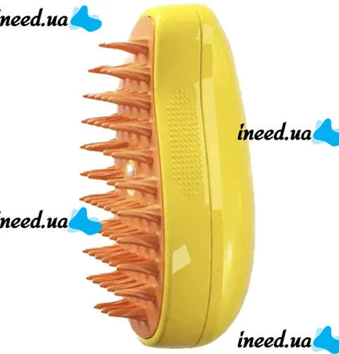 Электрическая паровая щетка Pet Brush SBC-1 для вычесывания шерсти кошек и собак, расческа распылитель с увлажнением для ухода за домашними животными