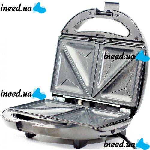 Sandwich maker sandwich maker multi-baker 4 in 1 Domotec MS-7704 1000W 4in1 grey grill, waffle iron, hazel 1000W