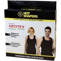 Корректирующая майка сауна Hot Shapers для похудения унисекс высокий вырез неопреновая утягивающая майка-сауна Хот Шейперс, жиросжигатель для живота