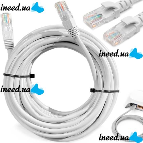 Сетевой LAN кабель патч корд MHZ 13525-9 RJ-45 до 10 м высокоскоростной патч-корд витая пара для подключения к компьютеру интернета до 1000Мбит/с