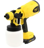 Аккумуляторный краскораспылитель краски DeWalt JK-SG1 с регулировкой ширины покраски Беспроводной краскопульт пульверизатор Деволт с 2 аккумуляторами