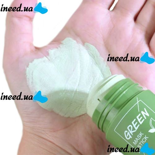Очищающая зеленая маска для лица Nicor Green Mask Stick Maseczka Do Twarzy с органической глиной и зеленым чаем для глубокого очищения и сужения пор