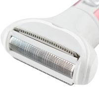 Gemei GM-3074 Cordless Cordless Cordless 4-in-1 Trimmer for nose ears eyebrow trimmer and beard, Gemmy Pink Women's Epilator Razor with attachments