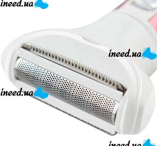 Gemei GM-3074 Cordless Cordless Cordless 4-in-1 Trimmer for nose ears eyebrow trimmer and beard, Gemmy Pink Women's Epilator Razor with attachments