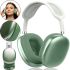 Overhead Wireless Bluetooth Headphones Macaron P9 Max with Aux, Full-size Bluetooth Stereo Headphones with microSD Memory Card Slot, TF Card Green