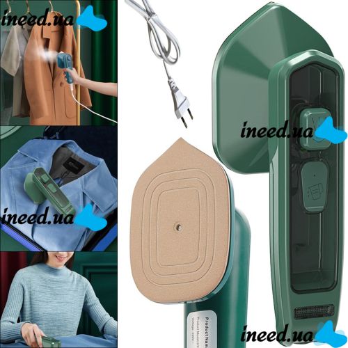 Mini Dry Iron with Spray FZ-688 80ml 2-in-1 Steam Steamer for dry and wet ironing, handheld vertical steamer, travel iron