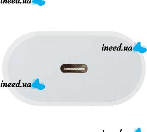 AC Charger Power Adapter Apple USB-C 20W PD Type-C, Power Adapter for iPhone, Charging Unit for iPhone on 1 Port 99254 White