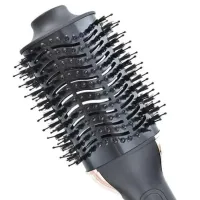 Rotating Hair Dryer Brush VGR V-492 for Styling and Curling hair with 1000W Ionization, Brush Comb for Drying and Straightening with Hot air Black