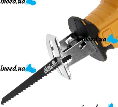 Аккумуляторная сабельная пила DeWalt DCS312NT 24V 2 аккумулятора и 4 пилы для резки металла дерева, Электропила лобзик с набором полотен в кейсе