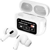 Беспроводные вакуумные наушники TWS AirPods A9 PRO 2 Bluetooth в кейсе с сенсорным дисплеем, Наушники-гарнитура вкладыши блютуз с шумоподавлением