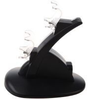 Зарядная станция подставка UKC WG-01 для зарядки на 2 джойстика Playstation PS4 Slim/Pro Зарядное устройство для геймпадов джойстиков с подсветкой