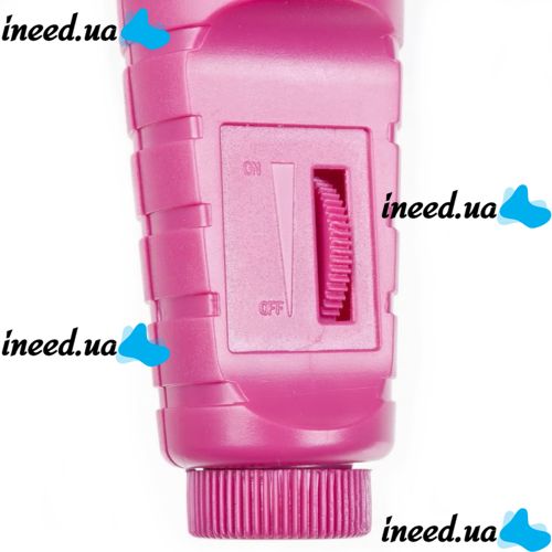 Bucos Nail Drill ZS-100 Handheld Polisher (20,000 rpm) for Professional Manicures and Pedicures—6-in-1 Polishing Handpiece, + Bit Set—Pink