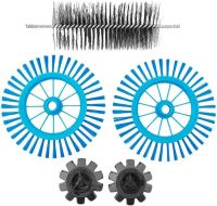 Mechanical Mop Broom Hurricane Spin Broom M24 Universal Brush with Telescopic Handle 110 cm for Dry Floor Cleaning with vacuum cleaner Effect