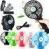 Handheld Mini Fan Handy Mini Fan WX-6508 USB Rechargeable Desktop Fan Transformer with Folding Handle and Removable Battery