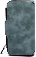 Женский замшевый кошелек Baellerry Forever N2345 Blue Jeans женское мини портмоне на 10 отделений для купюр и мелочи 19х10.5 см Голубое