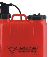 Ручной ранцевый опрыскиватель Forte ОГ-12 на 12 л с регулировкой давления, садовый распылитель с телескопической трубкой для дезинфекции растений