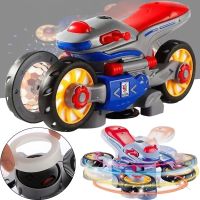 Интерактивная детская игрушка Мотоцикл трансформер YJToys YJ388-6 с музыкальными эффектами, Игрушечный музыкальный квадроцикл от батареек для детей