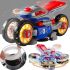 Інтерактивна дитяча іграшка Мотоцикл трансформер YJToys YJ388 - 6 з музичними ефектами, Іграшковий музичний квадроцикл від батарейок для дітей