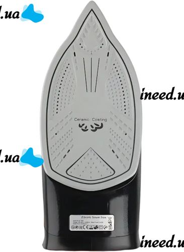 Electric steam iron Bitek BT-1321B 3 modes with ceramic soleplate for ironing Vitek clothes for laundry with self-cleaning function from the mains Blue
