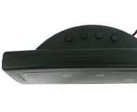 Электронные настольные часы Caixing CX 909-A с зеленой Led подсветкой, Настольные цифровые часы красные с датой и термометром от сети 220V