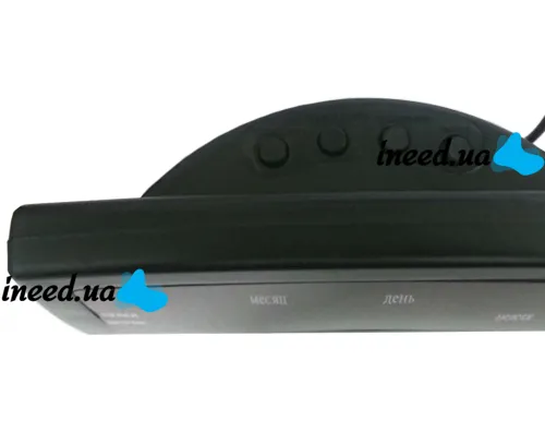 Электронные настольные часы Caixing CX 909-A с зеленой Led подсветкой, Настольные цифровые часы красные с датой и термометром от сети 220V