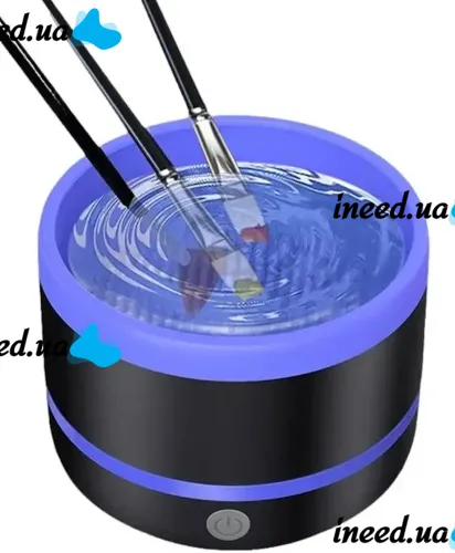 Электрический очиститель кистей для макияжа Makeup brush cleaner LY-609, Щетка поставка для очистки для чистки макияжных кисточек от USB