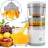Аккумуляторная ручная мини соковыжималка Citrus Juicer YZJ-001 для цитрусовых, Портативный блендер для ягод и фруктов с USB-зарядкой на аккумуляторе