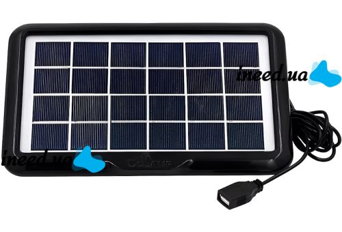 Солнечная панель Cclamp Solar Panel CL-639 4W 6V IP65 портативная батарея с мультикабелем USB для зарядки мобильных устройств от солнца 639CL