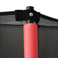 Детский батут Tilly BT-RJ-0072 140 см до 60 кг с защитной сеткой и мягкой обшивкой, Круглый батут YH-D007 на пружинах для дома и улицы для детей