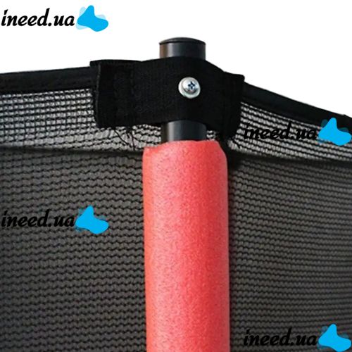 Детский батут Tilly BT-RJ-0072 140 см до 60 кг с защитной сеткой и мягкой обшивкой, Круглый батут YH-D007 на пружинах для дома и улицы для детей
