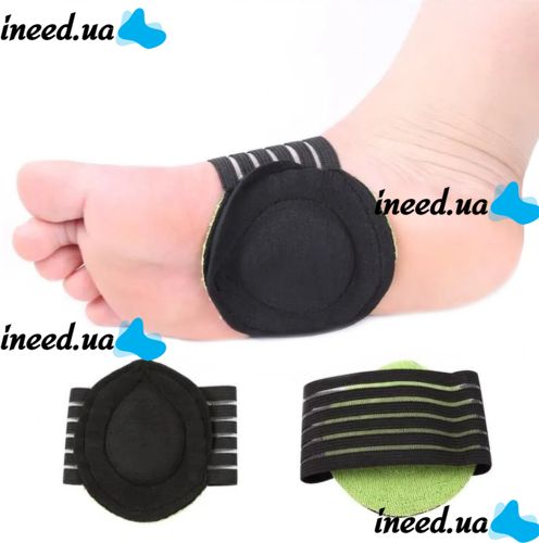 Orthopedic insoles for legs Strutz supinator Cushioned arch supports, Universal shock-absorbing half-insoles for the prevention of flat feet