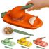 Ручная машинка для лепки домашних пельменей и вареников Dumpling Maker 2 в 1, Универсальная механическая прес-форма для раскатки теста, Вареничница