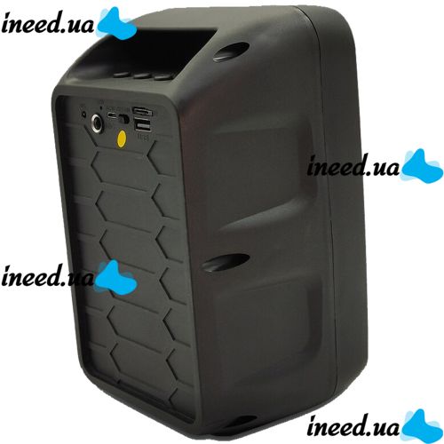 Портативная беспроводная колонка чемодан ESS-105 с Led подсветкой USB, SD, FM, AUX Bluetooth со светомузыкой аккумуляторная музыкальная, мини-чемодан