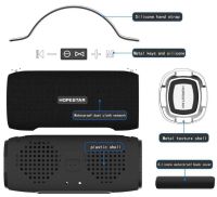 Портативная Bluetooth беспроводная стерео колонка Hopestar H24, Влагозащищенная акустика с FM радио и MicroSD H-24