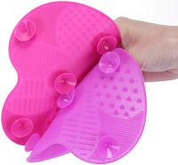 Силиконовый коврик для мытья кисточек Brush Spa ручное многоразовое средство для очистки макияжных и косметических кистей и щеток для макияжа