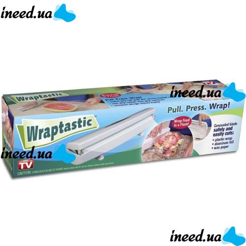 Кухонный диспенсер Wraptastic для хранения и разрезания пищевой пленки, фольги и бумаги, держатель для упаковки продуктов, еды