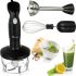 Submersible Hand Blender DOMOTEC MS-5103 Black 500W 3 in 1 Universal Black Domotec, Electric whisk, chopper with bowl