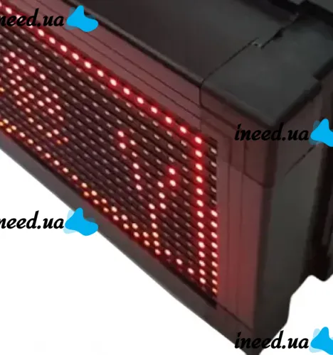 LED Indoor Running Board Led Story 100x20 WIFI/USB with Red Backlight for Advertising Outdoor Trade Sign with Running Board