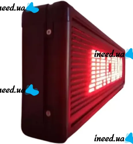 LED Indoor Running Board Led Story 100x20 WIFI/USB with Red Backlight for Advertising Outdoor Trade Sign with Running Board