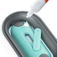 Универсальная щетка Pet Cleaning Hair LY-364 для сухого и влажного вычесывания собак и котов, Расческа для груминга животных с отсеком для воды