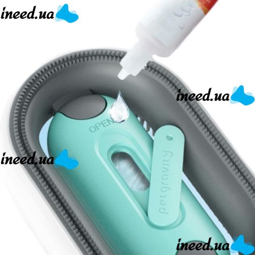 Универсальная щетка Pet Cleaning Hair LY-364 для сухого и влажного вычесывания собак и котов, Расческа для груминга животных с отсеком для воды