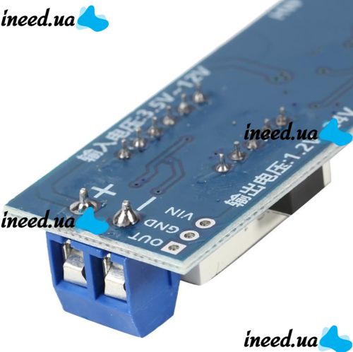Универсальный понижающий повышающий преобразователь USB WX-6423 DC-DC 3.5-12V 1.2-24V Модуль преобразования напряжения 3.5-12В 1.2-24В с вольтметром