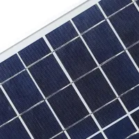 Универсальная поликристаллическая солнечная панель Solar board Komaes 50W 18V 54x70x2.5 см, Солнечная батарея KM(P)50 для зарядки от солнца Черная