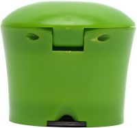 Ручной пресс измельчитель чеснока Garlic Chopper кухонная чеснокодавка для мелких продуктов, чесночница со съемным контейнером и насадками Зеленая