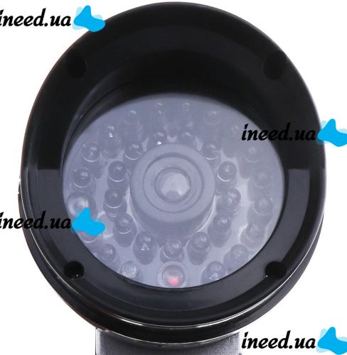 Уличный муляж камеры DUMMY IR CAMERA RR201 с мигающим светодиодом, Наружная камера обманка на батарейках, Видеокамера-обманка с ИК-подсветкой