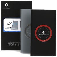 Беспроводное зарядное устройство Power Bank Qi Compatible 30000 mAh с быстрой зарядкой, портативный внешний аккумулятор USB повербанк для телефона