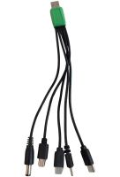 Солнечная панель Cclamp Solar Panel CL-680 8W 6V 1.3A портативная батарея с мультикабелем USB для зарядки мобильных устройств от солнца 680CL
