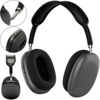 Накладные беспроводные наушники Bluetooth Macaron P9 Max с Aux, Полноразмерные блютуз стереонаушники со слотом карты памяти MicroSD, TF Card Черные